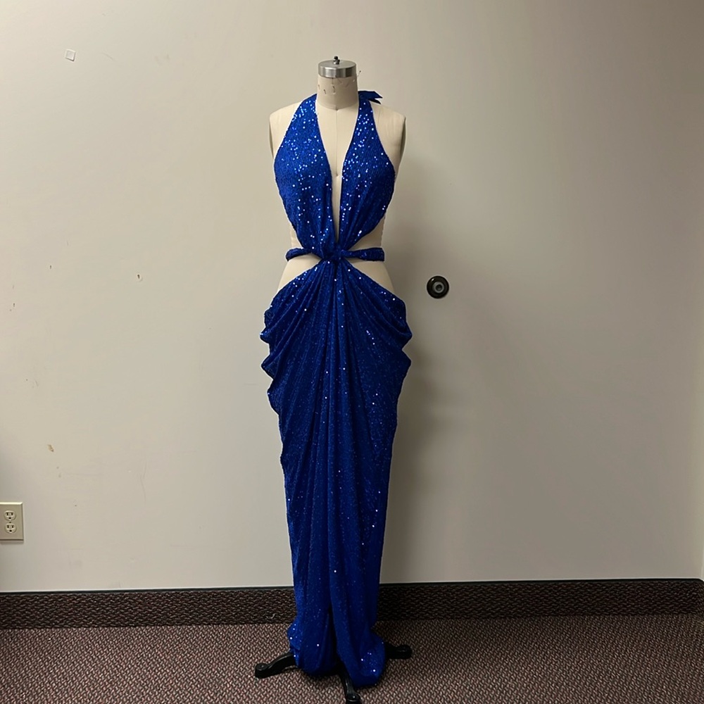 Abyss by Abby Blue Sequins Maxi
